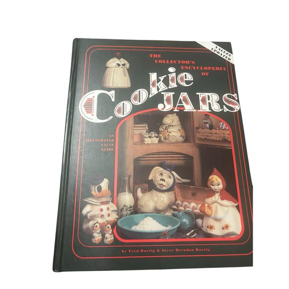 Collector's Encyclopedia of Cookie Jars by Roerig Hardcover 1991 Values Updated - Picture 1 of 8